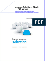 Human Resource Selection - Ebook PDF Version Full Chapter Instant Download