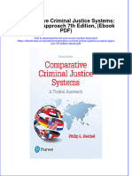 Full Download Comparative Criminal Justice Systems: A Topical Approach 7th Edition, (Ebook PDF) File PDF All Chapter On 2024