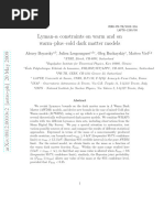 0812.0010 - Lyman-α constraints on warm and on warm-plus-cold dark matter models