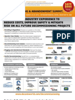 Decommissioning and Abandonment Summit Brochure