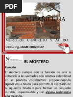 Mortero Concreto y Acero 1