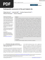 (Sahrmann, 2024) Radiographic Assessment of The Periimplant Site