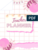 Teacher Planner (Pink) (B5)