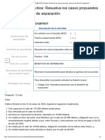 Examen - (APEB2-30%) Práctica - Resuelva Los Casos Propuestos Sobre El Beneficio de Separación