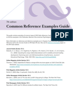 Reference Examples