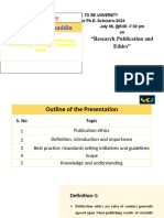 CDC - Research Publication Ethics - Dr. MD. Shamshuddin