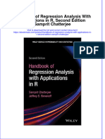 Full Download Handbook of Regression Analysis With Applications in R, Second Edition Samprit Chatterjee File PDF All Chapter On 2024