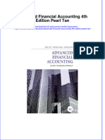 Advanced Financial Accounting 4th Edition Pearl Tan Full Chapter Instant Download