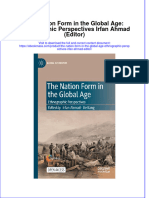 The Nation Form in The Global Age: Ethnographic Perspectives Irfan Ahmad (Editor) Full Chapter Instant Download