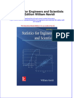 Statistics For Engineers and Scientists 5th Edition William Navidi Full Chapter Instant Download