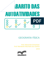 Gabarito Das Autoatividades: Geografia Física