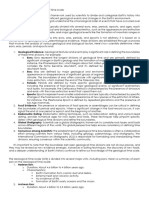 The Geological Time Scale Activity and Hand Out