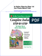 Complete Italian Step-by-Step 1st Edition Paola Nanni-Tate Full Chapter Instant Download