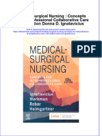 Medical-Surgical Nursing: Concepts For Interprofessional Collaborative Care 10th Edition Donna D. Ignatavicius