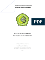 Laporan Praktikum Biokimia Metabolisme