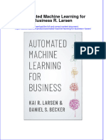 Full Download Automated Machine Learning For Business R. Larsen File PDF All Chapter On 2024