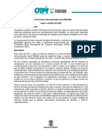 Reservas Internacionales Mayo A Octubre de 2022