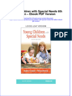 Young Children With Special Needs 6th Edition - Ebook PDF Version Full Chapter Instant Download