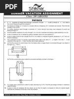 ARGON (Summer Vacation Assignment Dt. 24.05.2024 (PCMB)