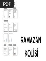 Ramazan Koli̇si̇