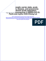 Full download Asymptomatic carrier state, acute respiratory disease, and pneumonia due to severe acute respiratory syndrome coronavirus 2 (SARS-CoV-2): Facts and myths Chih-Cheng Lai file pdf all chapter on 2024