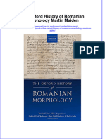 Full Download The Oxford History of Romanian Morphology Martin Maiden File PDF All Chapter On 2024