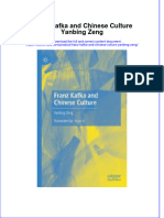 Franz Kafka and Chinese Culture Yanbing Zeng Full Chapter Instant Download