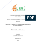 Tarea 6, BAS 16 Las Técnicas de Evaluación Que Se Utilizan en La Escuela Unidocente