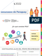 Fe em 14 Resultados Paraguay Pisa 2022 - Resumen CP