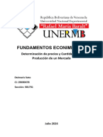 Fundamento Economico II Determinacion de Precios y Produccion de Un Mercado