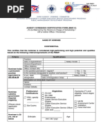 DAP-PMDP-MMC-Form C-Agency Screening Certification