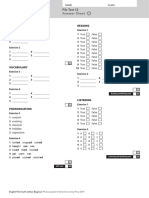 EF4e Beg File Test 12A Answer Sheet