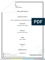 Formación de La República Del Ecuador