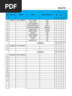 Register Imunisasi Posyandu Bulanan