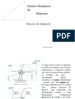 Aula de Ensaio. Ensaio de Impacto