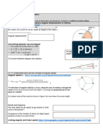 Circular Motion Notes