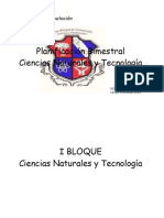 Planificación Bimestral Ciencias Naturales