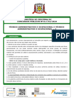 Prefeitura - Técnico Administrativo e Ocupacional I - Criciuma-Sc