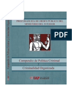 Compendio de Politica Criminal y Criminalidad Organizada