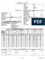 Pump Performance Test Report Fluidex