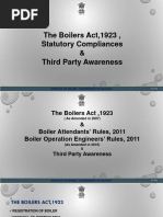 Boiler Act 1923 Satuarty Compliances