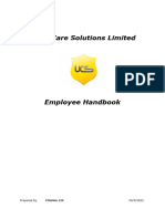 Employee Handbook Unity Care Solutions Limited