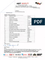 1 Abt Maruti Car Qaotation in GST Number