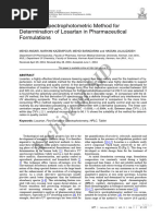 Archive of SID: Derivative Spectrophotometric Method For Determination of Losartan in Pharmaceutical Formulations