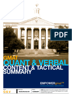 EMPOWERgmat Quant & Verbal Tactical E-Booklet