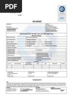 Dye Penetrant Test Report Format