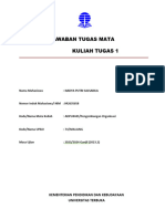 Buku Jawaban Tugas Mata Kuliah Tugas 1: Nama Mahasiswa: Nadya Putri Salsabila