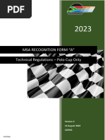 2023 MSA National Polo Cup Technical Regulations 162942 V4 16.08.2023