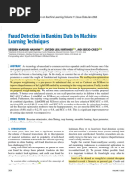 Fraud Detection in Banking Data by Machine Learning Techniques