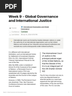 Global Governance and International Justice